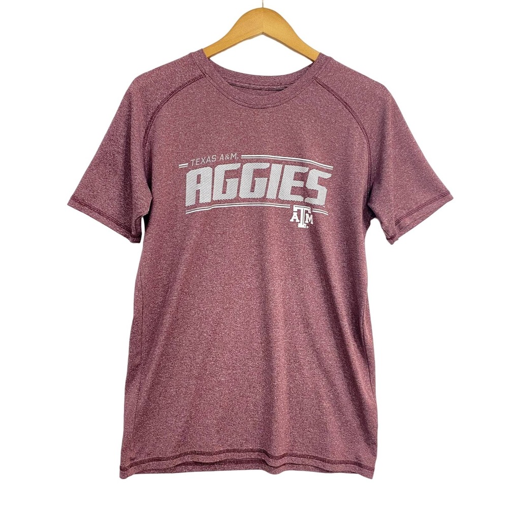Texas A&M Tee Women's Medium Burgundy Collegiate A Knights Apparel